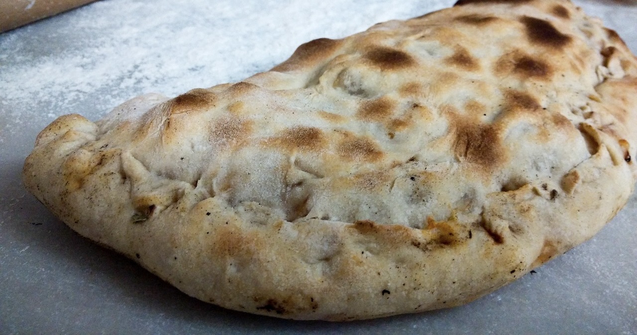 calzone outdoor baked