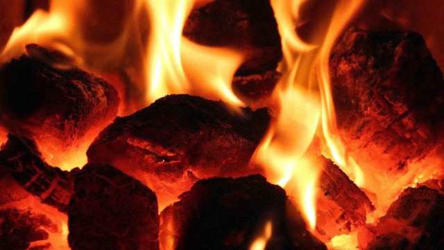 fastest way to light a coal fire