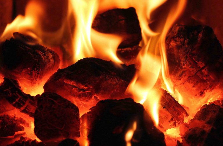 fastest way to light a coal fire